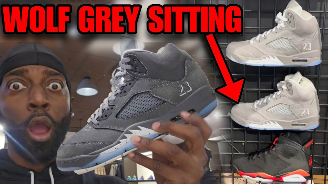 MALL VLOG: The Jordan 5 Wolf Grey Are Sitting Like Ducks 3 Days Later??