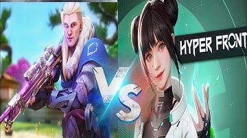 hyper front Mobile vs valorant mobile | valorant mobile gameplay | hyper front