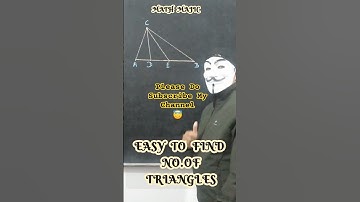 "🔥How Many Triangles Can You Spot? 🤯 | Math Puzzle Magic💞" #shorts # shortsfeed #maths #short
