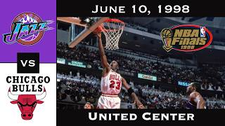 Full Game An Unexcused Absence 1998 NBA Finals Game 4 Jazz vs Bulls June 10 1998