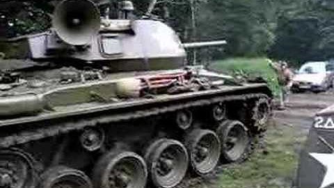 M24 Chaffee. Tank in Town