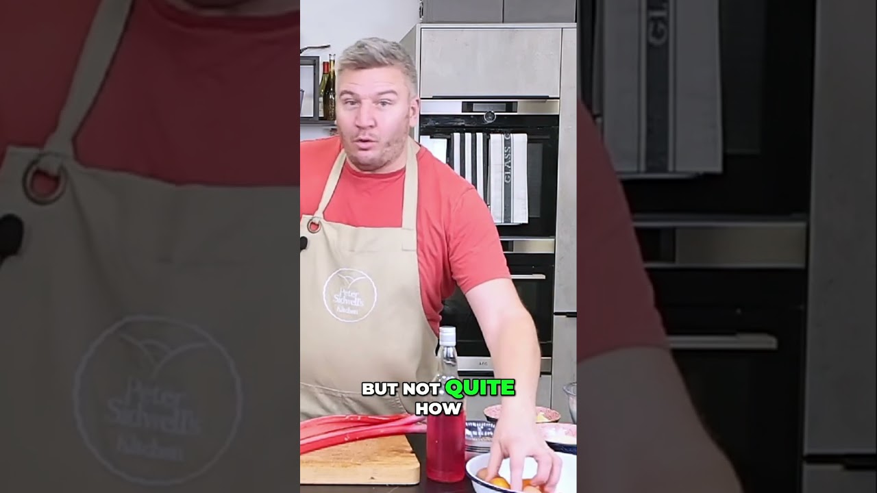 Rhubarb & Custard Bakewell Tart Recipe!