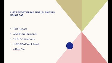 List Report in Fiori Elements in BAS Using RAP Based CDS-Annotations & oData | 100% Practical Guide