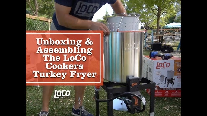 LoCo COOKERS 30-Quart 20-lb. cylinder Electronic Ignition Gas Turkey Fryer  in the Turkey Fryers department at