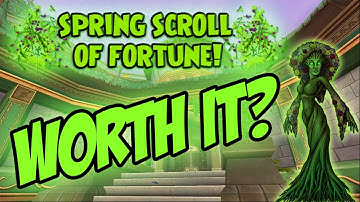 Wizard101: Is The Spring Scroll of Fortune Worth Buying?