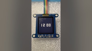 Sharp Memory LCD 1.3" 144x168, Adafruit Breakout
