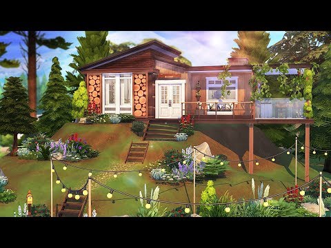 TINY MOUNTAIN RETREAT 🌲 (TINY HOUSE) | The Sims 4 | Speed Build