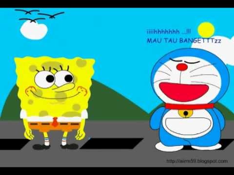 Short Animation - Spongebob and Doraemon (animasi pendek 