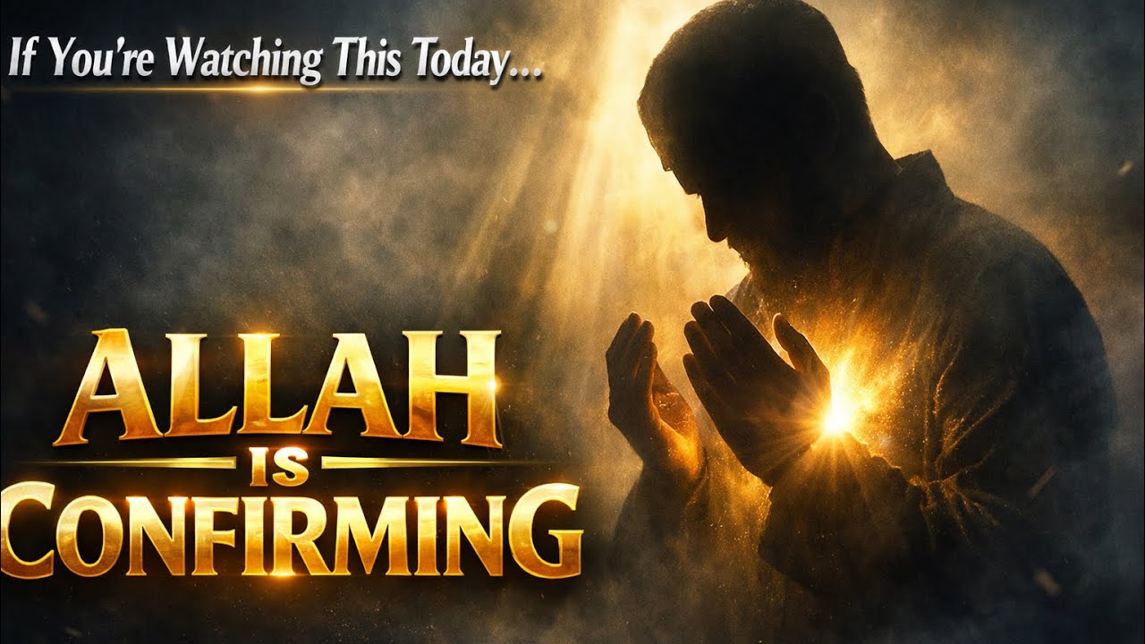 If You’re Watching This Today… Allah Is Confirming Something