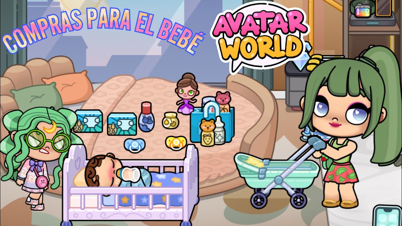 VAMOS DE COMPRAS PARA EL BEBÉ ABANDONADO ¿KAROLA CELOSA? AVATAR WORLD karola20