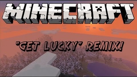 Get Lucky by Daft Punk - Note Block Remake (Music Video)