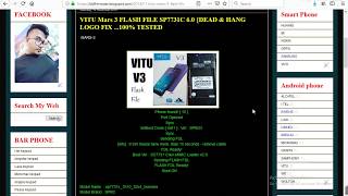 VITU Mars 3 FLASH FILE SP7731C 6.0 {DEAD & HANG LOGO FIX ...100% TESTED