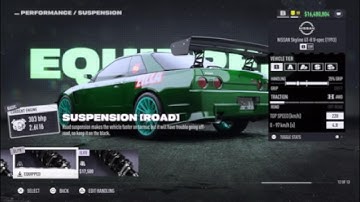 Nfs Unbound (B class build) Nissan Skyline GT-R V-Spec (1993)