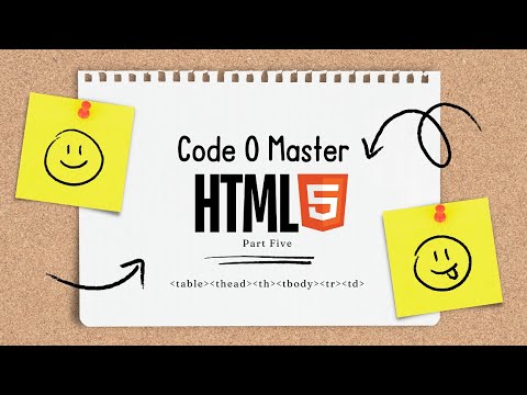 Complete Guide to HTML Tables including Merged Tables - YouTube