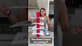 Girl gets egged after winning challenge 😂