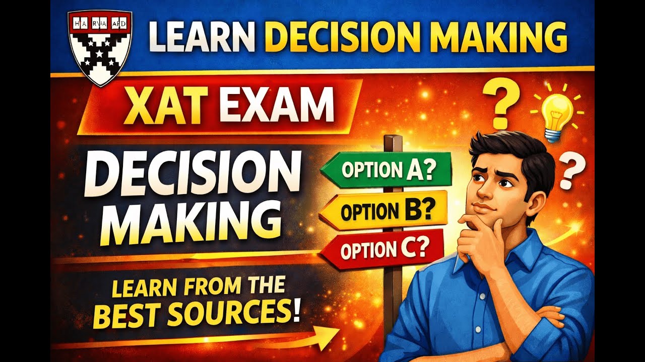 XAT Decision Making Strategy in Hindi | Think Like Top MBA Candidates | #01