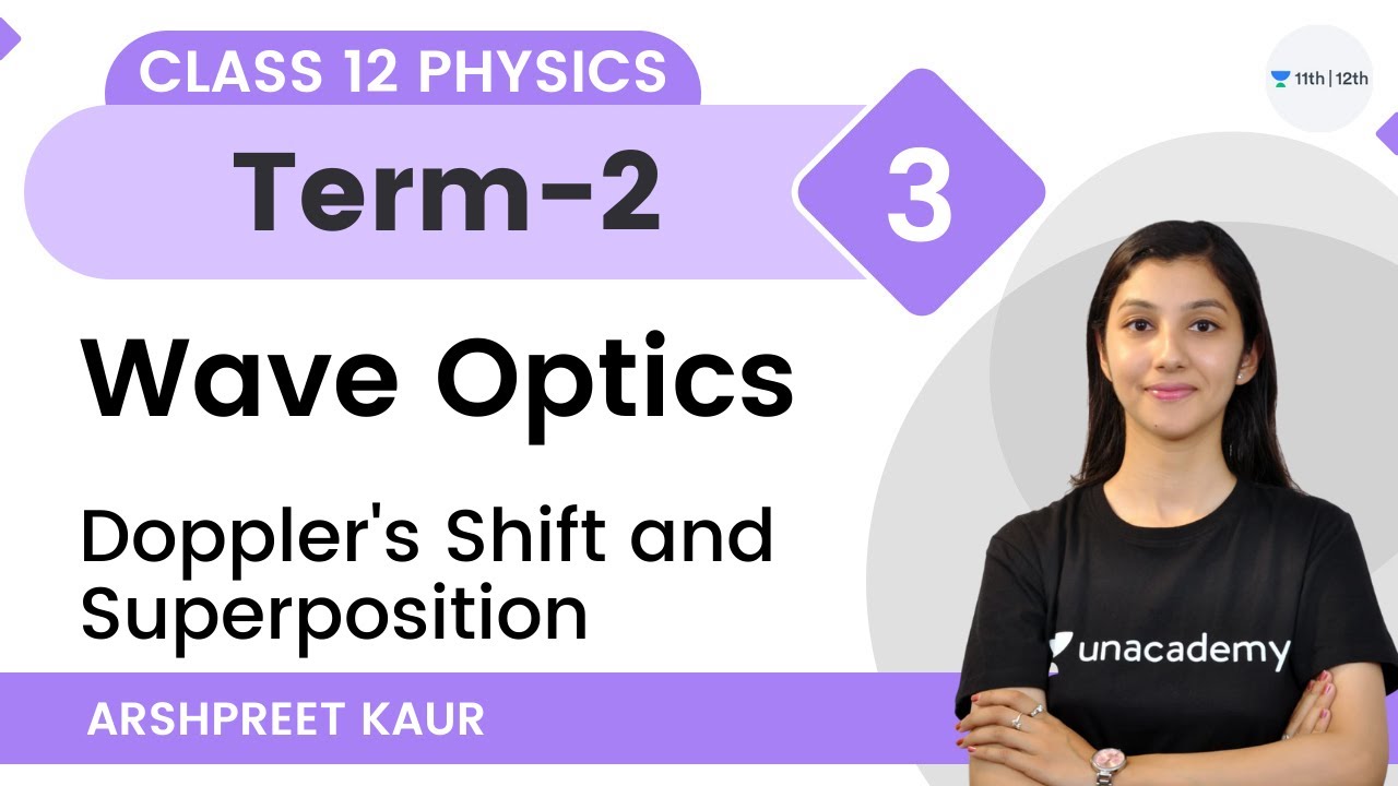 Wave Optics-L3 | Doppler's & Superposition | Class 12 Physics | Unacademy Class 11&12 | Arshpreet