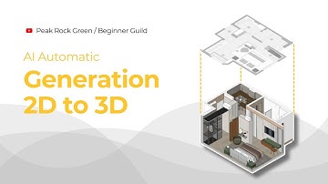 AI Automatic 3D generation from 2D drawings