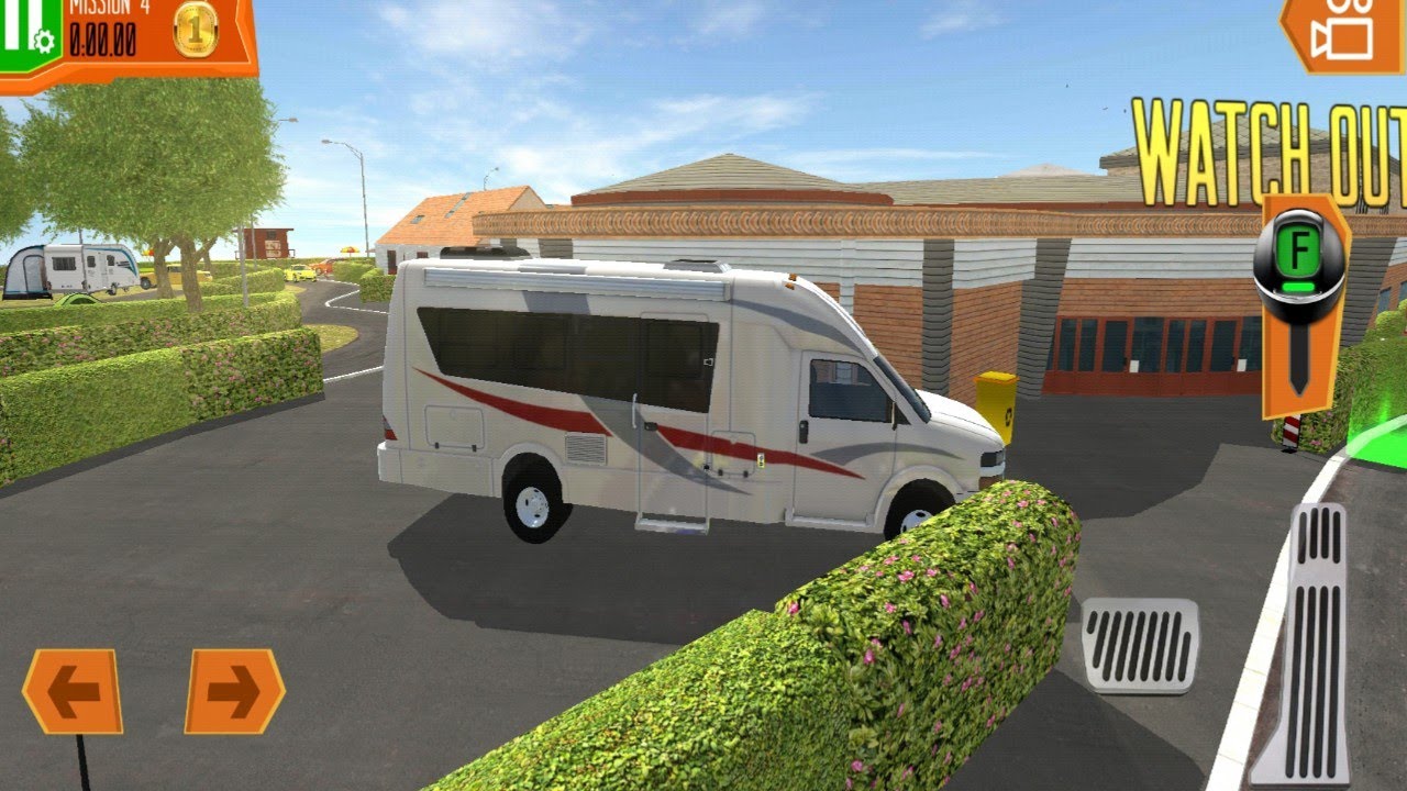 Camper Van Bus Driving Simulator Android Game Play on Road Driving 