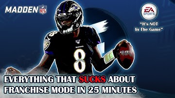 Everything That SUCKS About Madden 20 / Madden 21 Franchise Mode In 25 Minutes. #FixMaddenFranchise