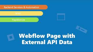 How to Display Live Data from External API in Webflow