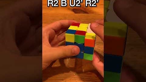 Fast F2L Trick For Flipped Edge Case! #shorts