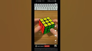How to Fix a Corner Twist #shorts #youtubeshorts #rubikscube #rubikscubeshorts #cube #tranding
