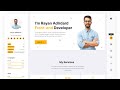 Portfolio Website Using (HTML, Tailwind CSS, JS)
