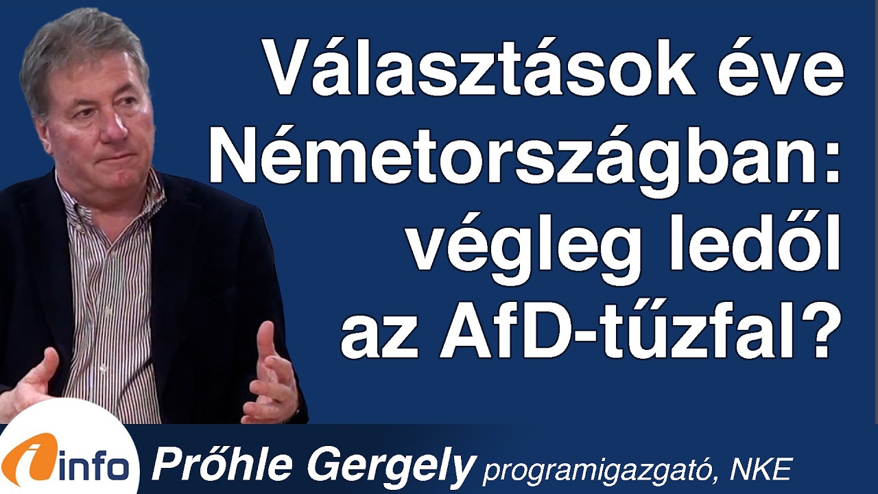 Választások éve Németországban: végleg ledől az AfD-tűzfal? Prőhle Gergely, Inforádió, Aréna