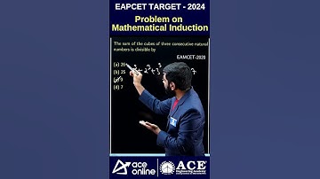 #eapcet2024 | #problems on #mathematicalinduction #mathematics #eapcetpreparation | #aceonline