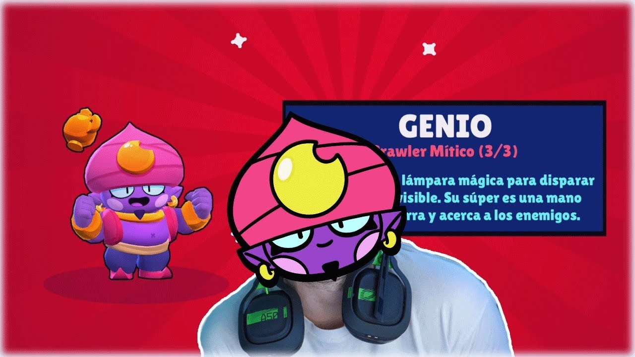 Subiendo Con El Nuevo Brawler El Genio A Nivel 1 En Brawl Stars Withzack Youtube