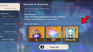 Free 5-Star Character And How To Upgrade A Character To Level 100 Easily Genshin Impact