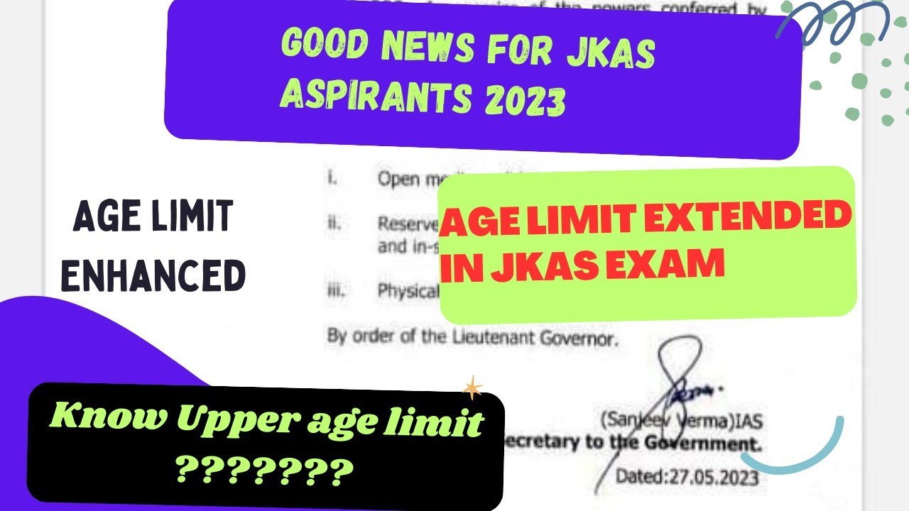 Age limit For The Combined Competitive Examination Extended