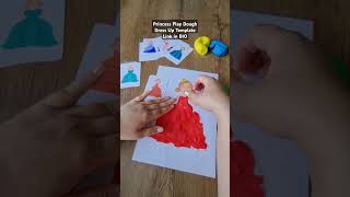 Princess Dress up kit play dough mat, Bridgerton inspired game #barbiedoll #dressupprincess