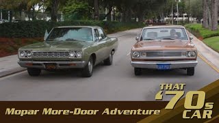 Mopar MoreDoor Adventure! | 1969 Valiant and 1968 Satellite Rescue | That '70s Car Episode #1