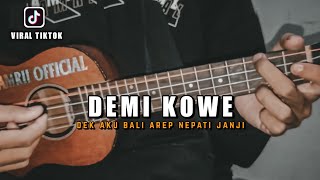 Dek aku bali arep nepati janji ( DEMI KOWE - PENDHOZA ) Cover Ukulele By Amrii 