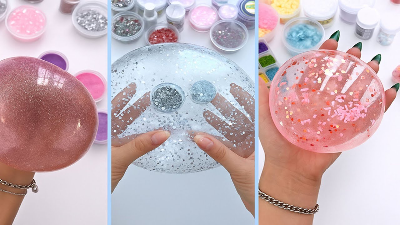 Making ASMR Silicone Tape Satisfying Balloon Collection 