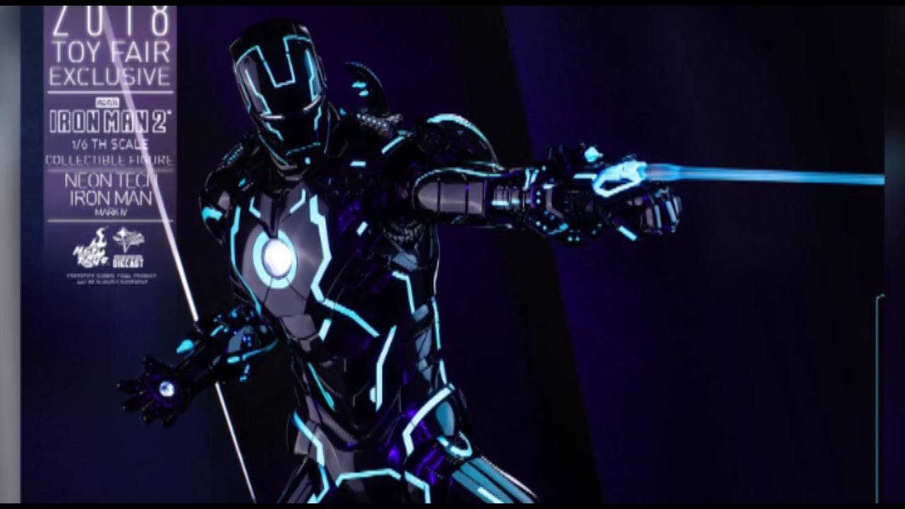 Toy Fair Exclusive 2018 Iron Man 2 - 1/6th scale Neon Tech Iron Man Mark IV