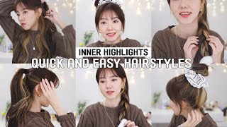QUICK AND EASY KPOP HAIRSTYLE | INNER HIGHLIGHTS