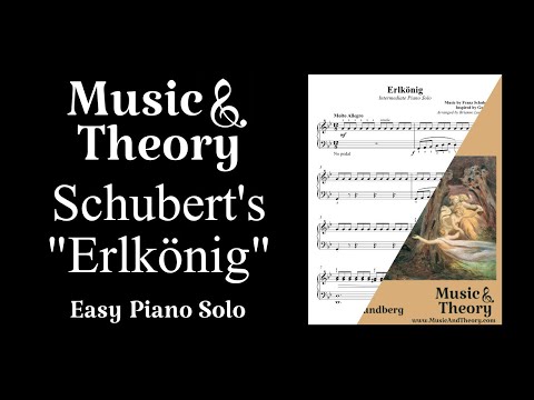 Schubert "Erlkönig" Simplified Piano Sheet Music for Halloween - MusicAndTheory.com