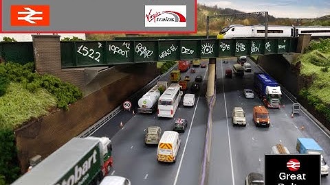 Great Deltan N Gauge-Motorway scene