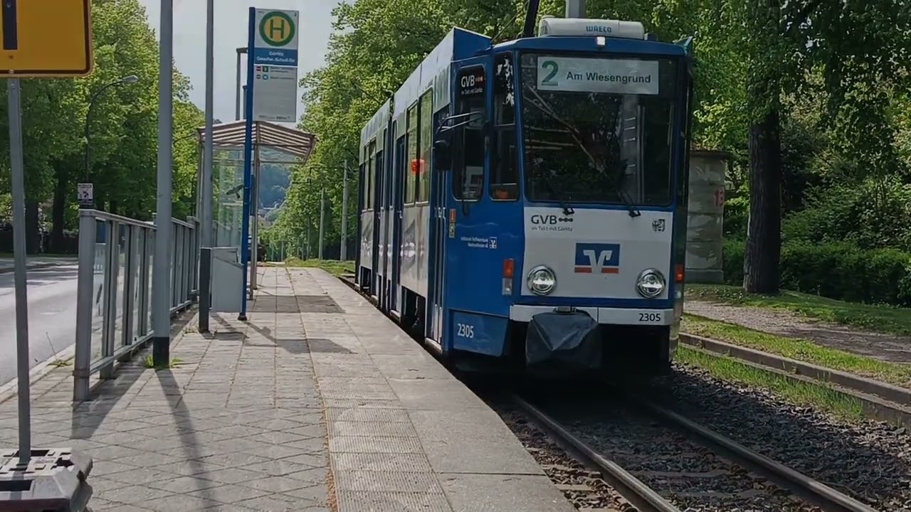 Tramwaj Görlitz linia nr 2 Dworzec - Biesnitz Landeskrone
