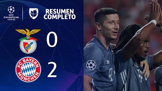 Benfica 0- 2 Bayern Munich - RESUMEN Y GOLES - Grupo E Champions League