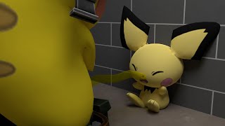 Pokémon Torture Pikachu Peeing Pssing On Pichu Warcrimes