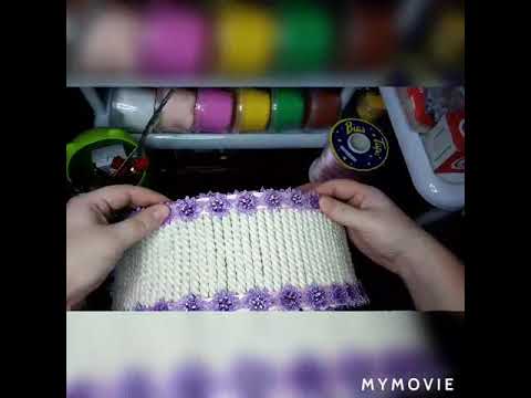 DIY. Как сделать сумку из бельевой верёвки. подарки своими руками craft idea