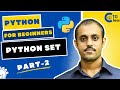 L21 | Python Set | Part-2 | Python for Beginners