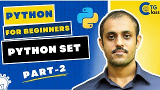 L21 | Python Set | Part-2 | Python for Beginners