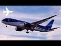 Azerbaijan B787-8 Dreamliner Sunset Landing at London Heathrow- Runway 27L