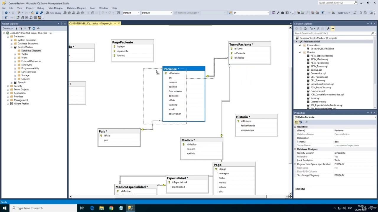 Curso sql server diagrama entidad relaci n der y definiendo las fk