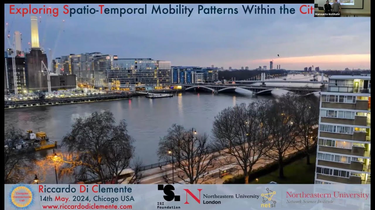 Exploring Spatio-Temporal Mobility Patterns Within the City Structure, Mansueto Institute May 2024